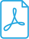 Mavi renkle belirtilmiş Acrobat pdf sembolü olan bir belge simgesi.